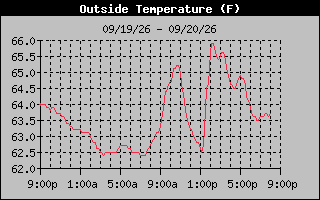 1 Day Temperature Graph