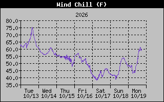 Wind Chill Graph